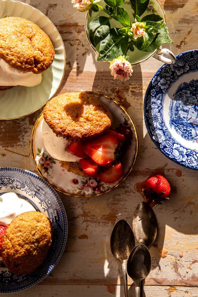 Muffin Top Strawberry Shortcakes. - Half Baked Harvest