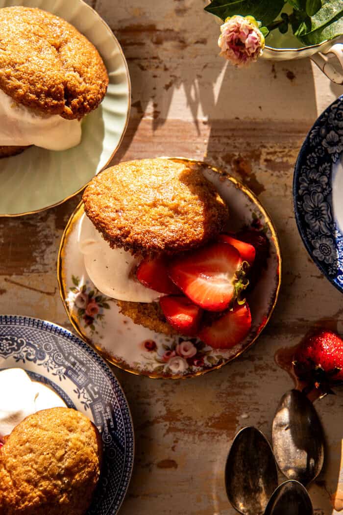 Muffin Top Strawberry Shortcakes. - Half Baked Harvest