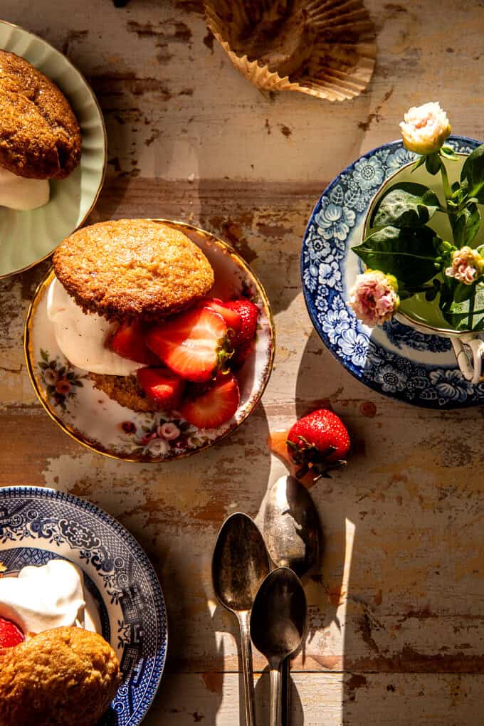 Muffin Top Strawberry Shortcakes. - Half Baked Harvest