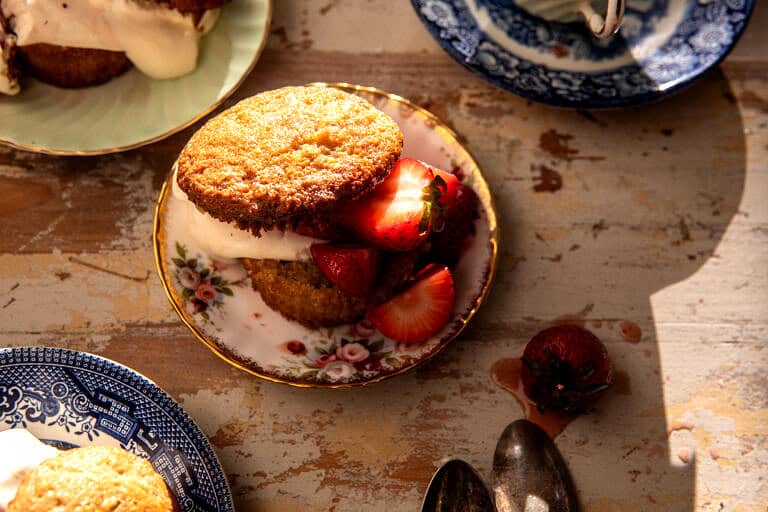 Muffin Top Strawberry Shortcakes. - Half Baked Harvest