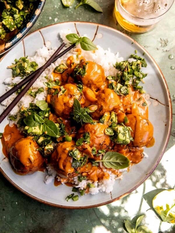 Thai Turkey Meatballs | halfhalfbakedharvest.com