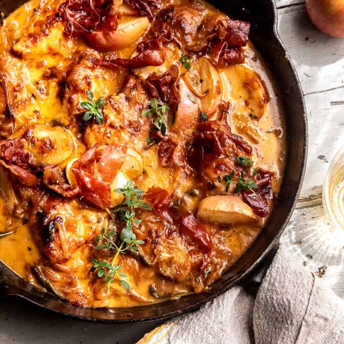 Apple Cider Smothered Chicken | halfbakedharvest.com