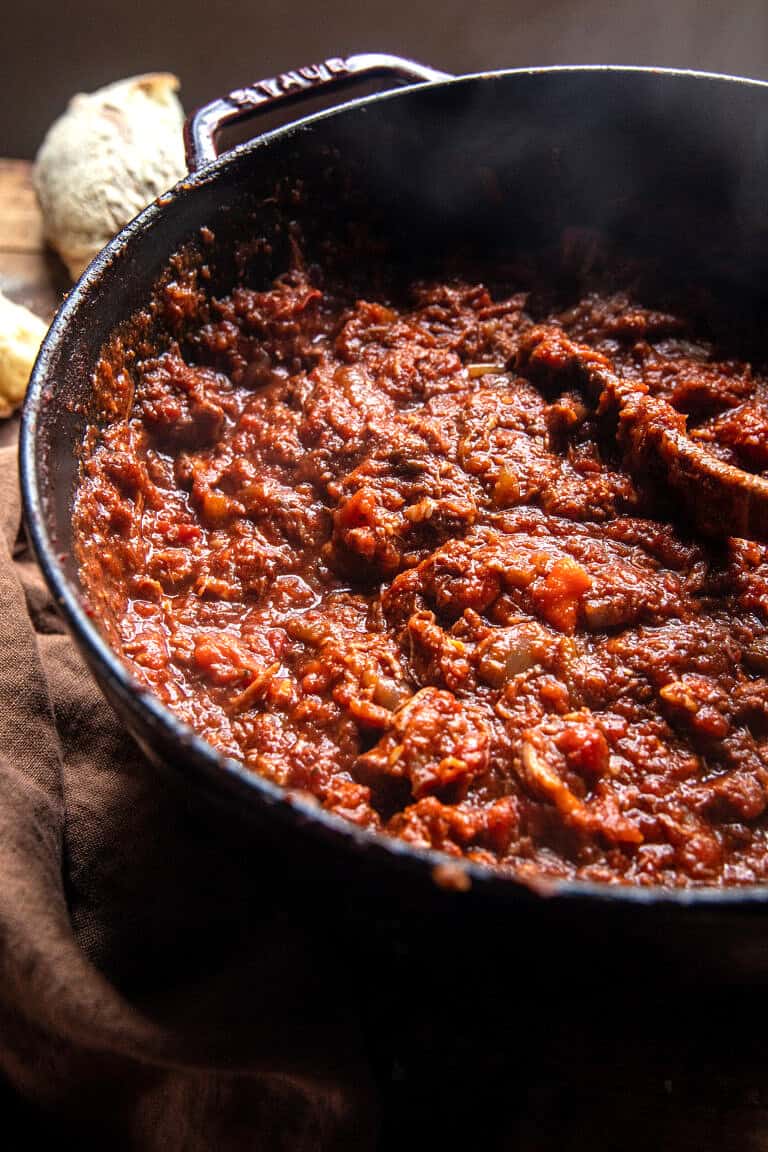 Pot Roast Sunday Sauce With Rigatoni. - Half Baked Harvest