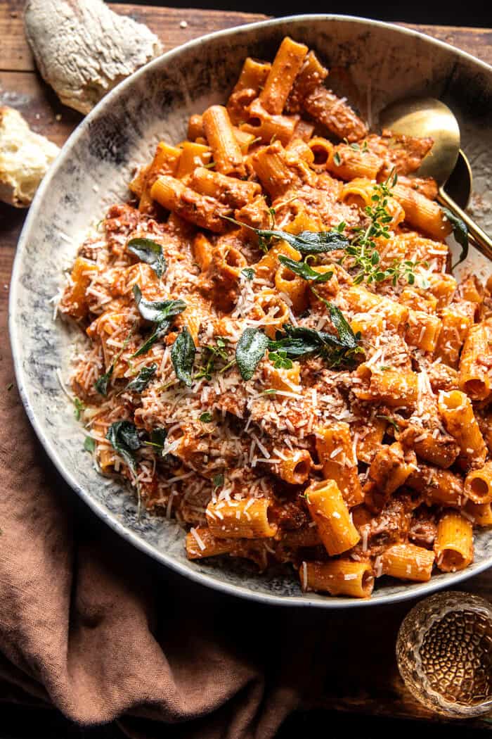 Pot Roast Sunday Sauce With Rigatoni. - Half Baked Harvest