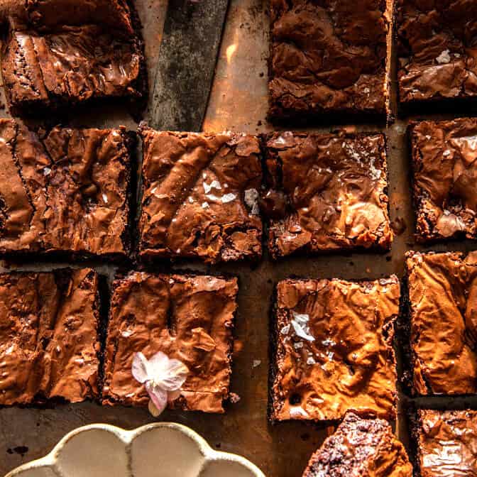 Fudgy, Crinkly, Brown Butter Brownies | halfbakedharvest.com