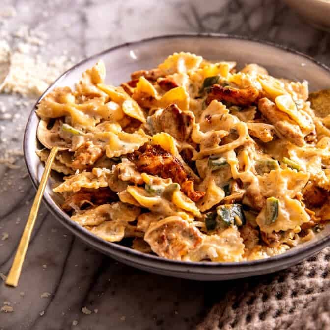 One Pot Cajun Ranch Chicken Pasta | halfbakedharvest.com