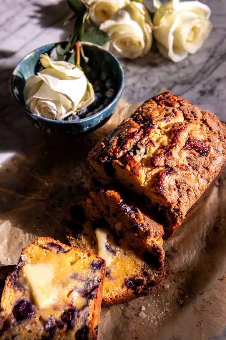 Blueberry Muffin Bread. - Half Baked Harvest
