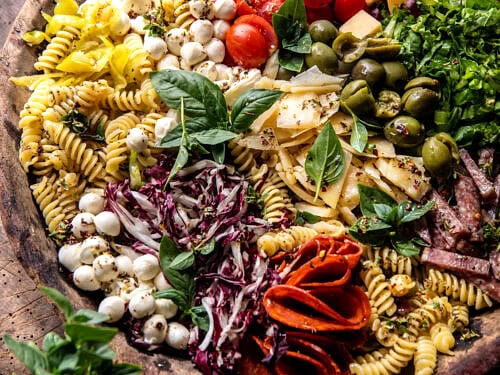pasta salad with champagne dressing Pasta Salad