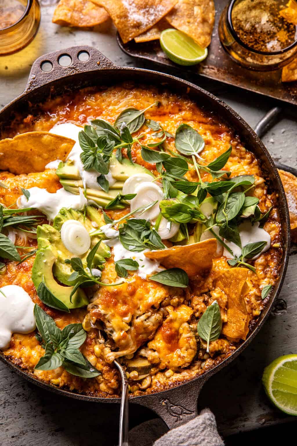 Skillet Mexican Tomatillo Chicken And Rice Half Baked Harvest skillet-mexican-tomatillo-chicken-and-rice-half-baked-harvest