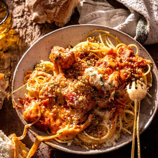 Crockpot Chicken Parmesan | halfbakedharvest.com