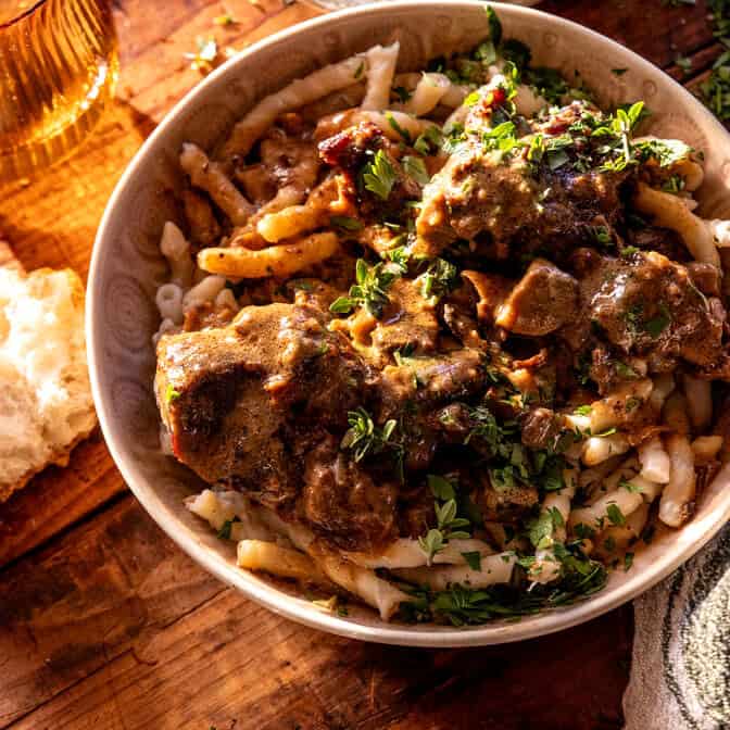 Easy Pot Roast Stroganoff | halfbakedharvest.com