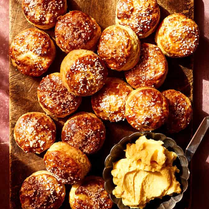 Salted Pretzel Butter Biscuits | halfbakedharvest.com