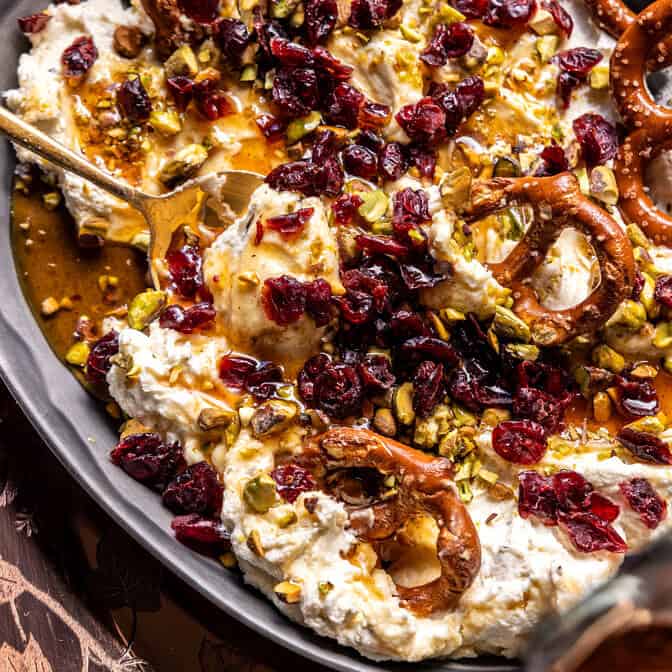 Boursin Cranberry Honey Dip | halfbakedharvest.com