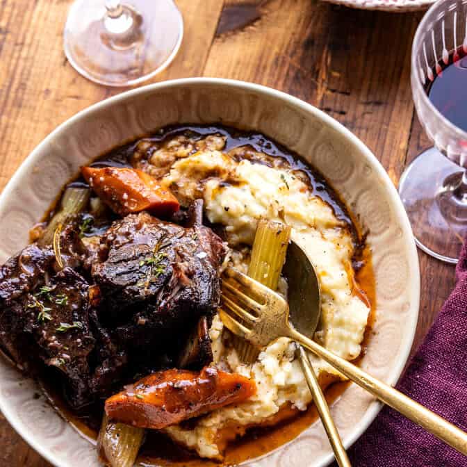 Red Wine Braised Short Ribs | halfbakedharvest.com