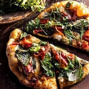 Spicy Honey White Pizza | halfbakedharvest.com