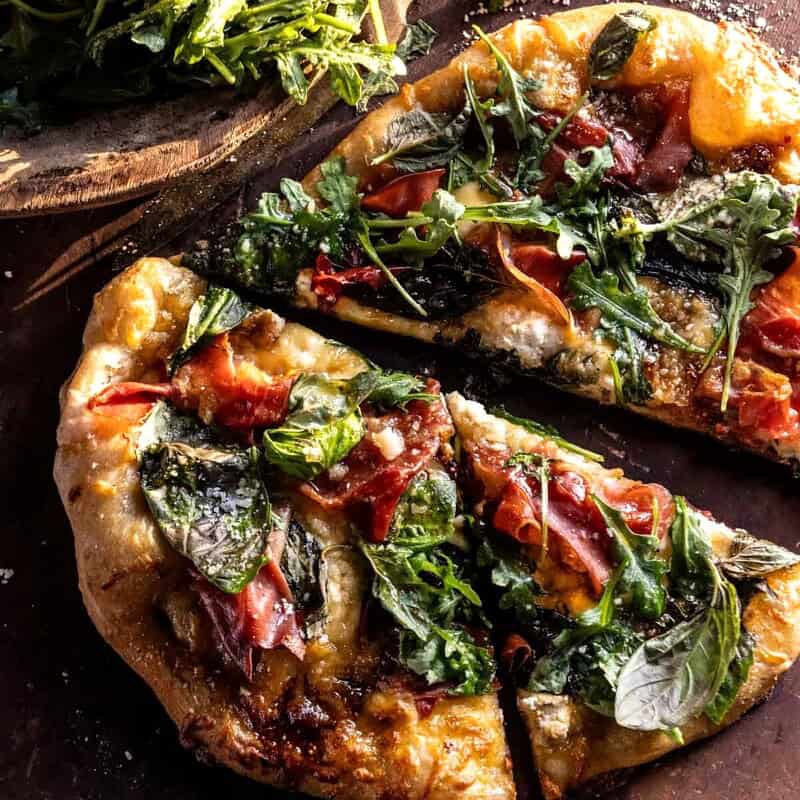 Spicy Honey White Pizza | halfbakedharvest.com