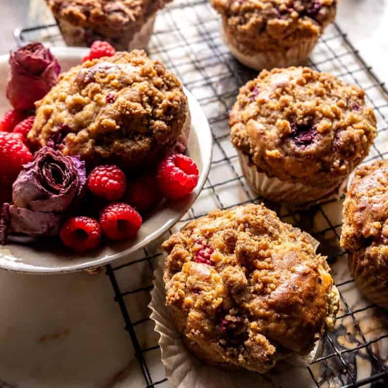 Raspberry Muffins | halfbakedharvest.com