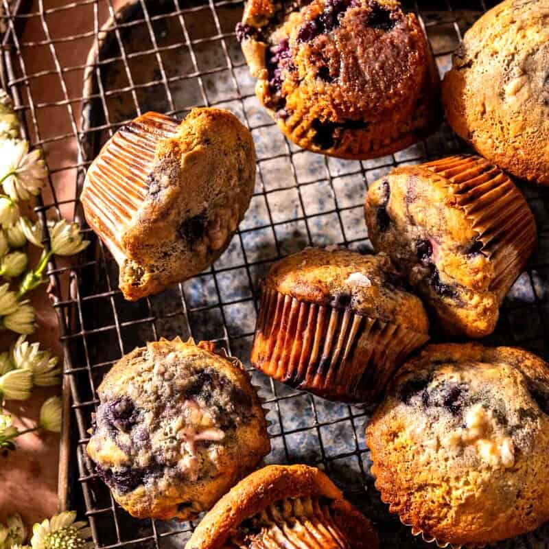 Better Than the Box Moist Blueberry Muffins | halfbakedharvest.com