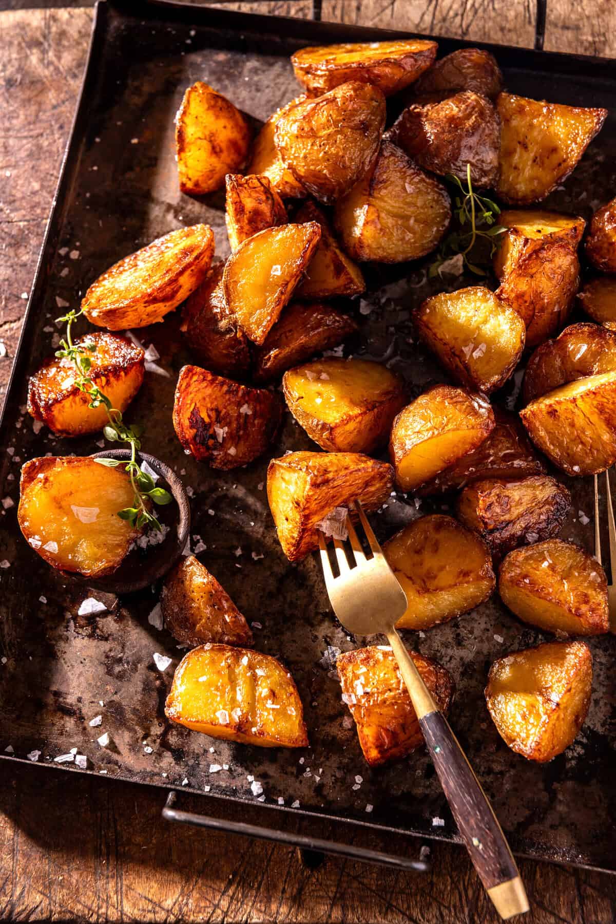 Crispy English Roast Potatoes | halfbakedharvest.com
