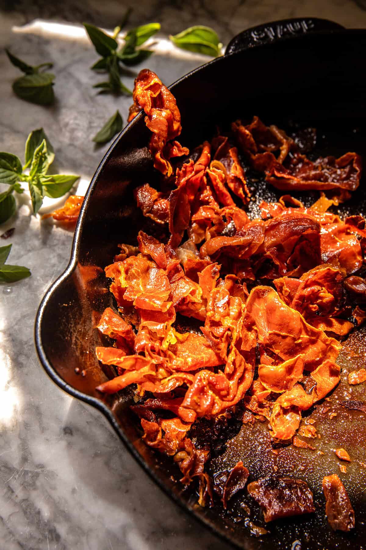 Skillet Peach Chicken with Marsala Pan Sauce | halfbakedharvest.com