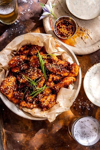 Sticky Honey Harissa Chicken | halfbakedharvest.com