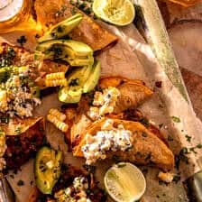 Crispy Smashed Beef Street Corn Tacos | halfbakedharvest.com
