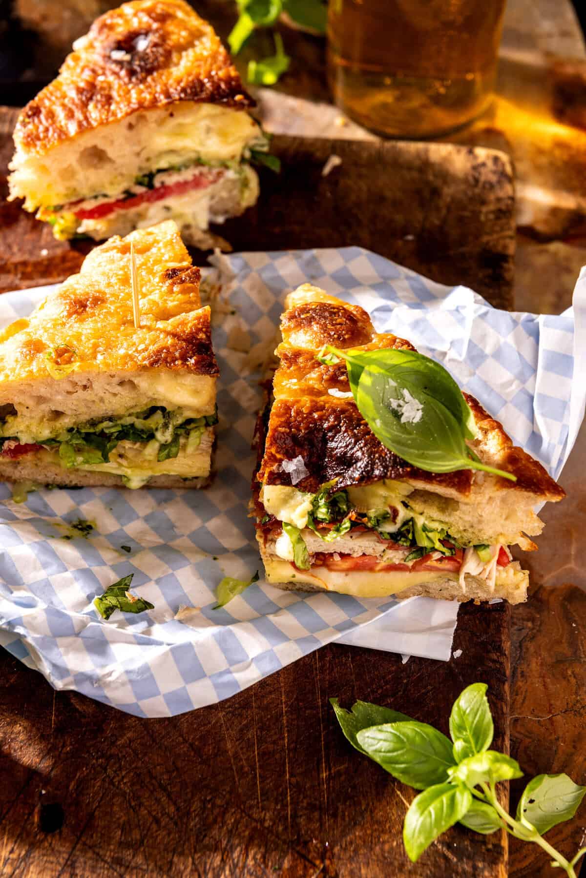 Turkey Muenster Focaccia Melt | halfbakedharvest.com