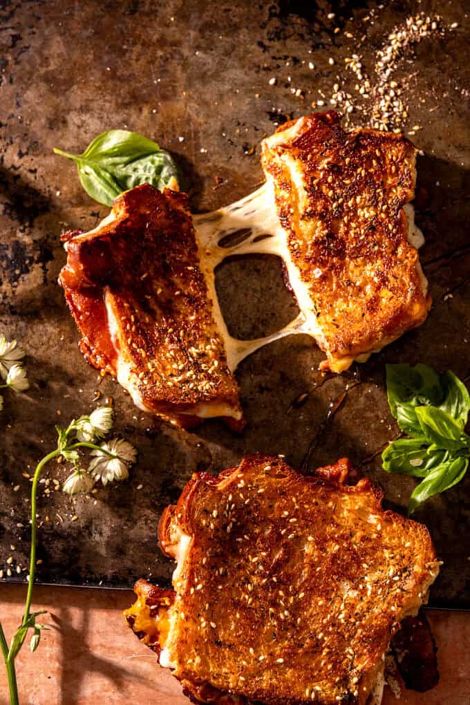 Zaโatar Bacon Grilled Cheese | halfbakedharvest.com