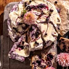 Blueberry Muffin Ice Cream Cake | halfbakedharvest.com