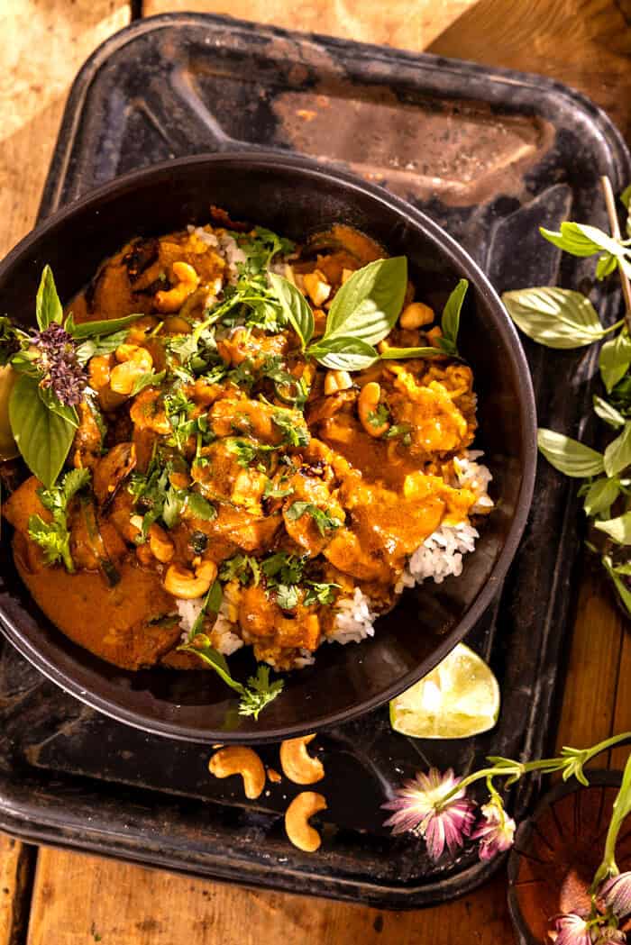 Coconut Chicken and Zucchini Curry | halfbakedharvest.com