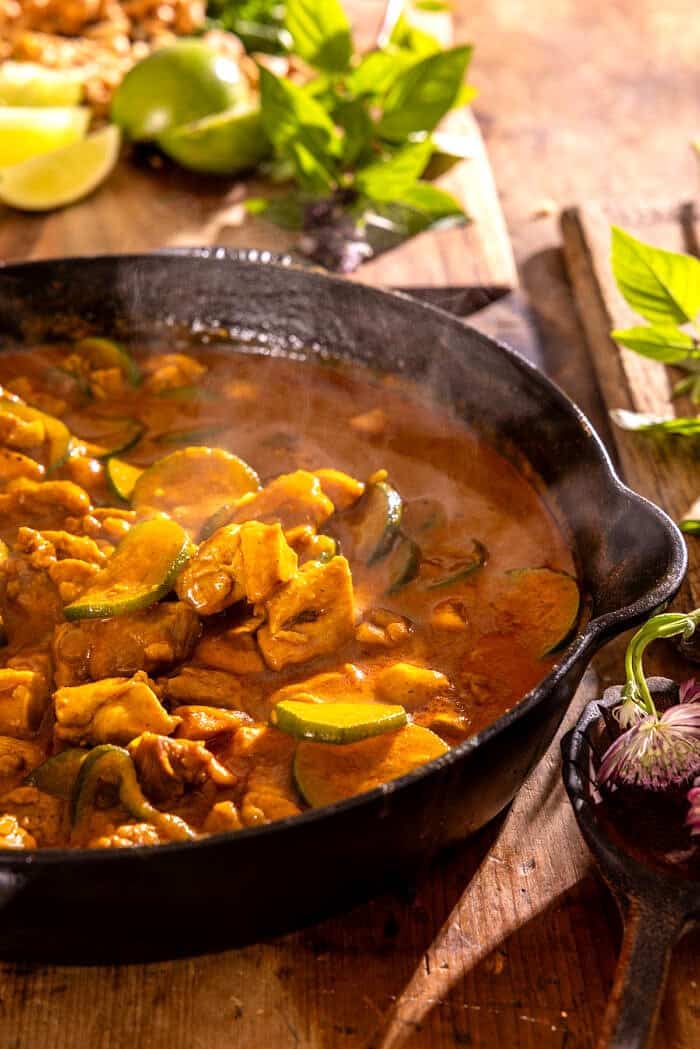 Coconut Chicken and Zucchini Curry | halfbakedharvest.com