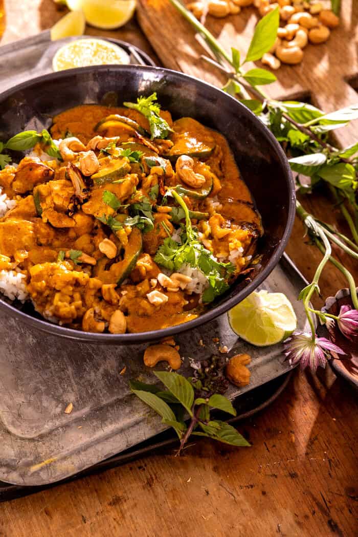 Coconut Chicken and Zucchini Curry | halfbakedharvest.com