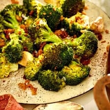 Melting Roasted Garlic Broccoli | halfbakedharvest.com