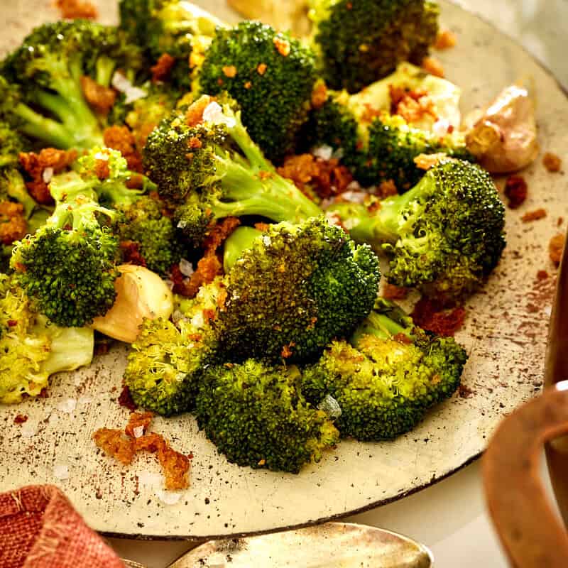 Melting Roasted Garlic Broccoli | halfbakedharvest.com