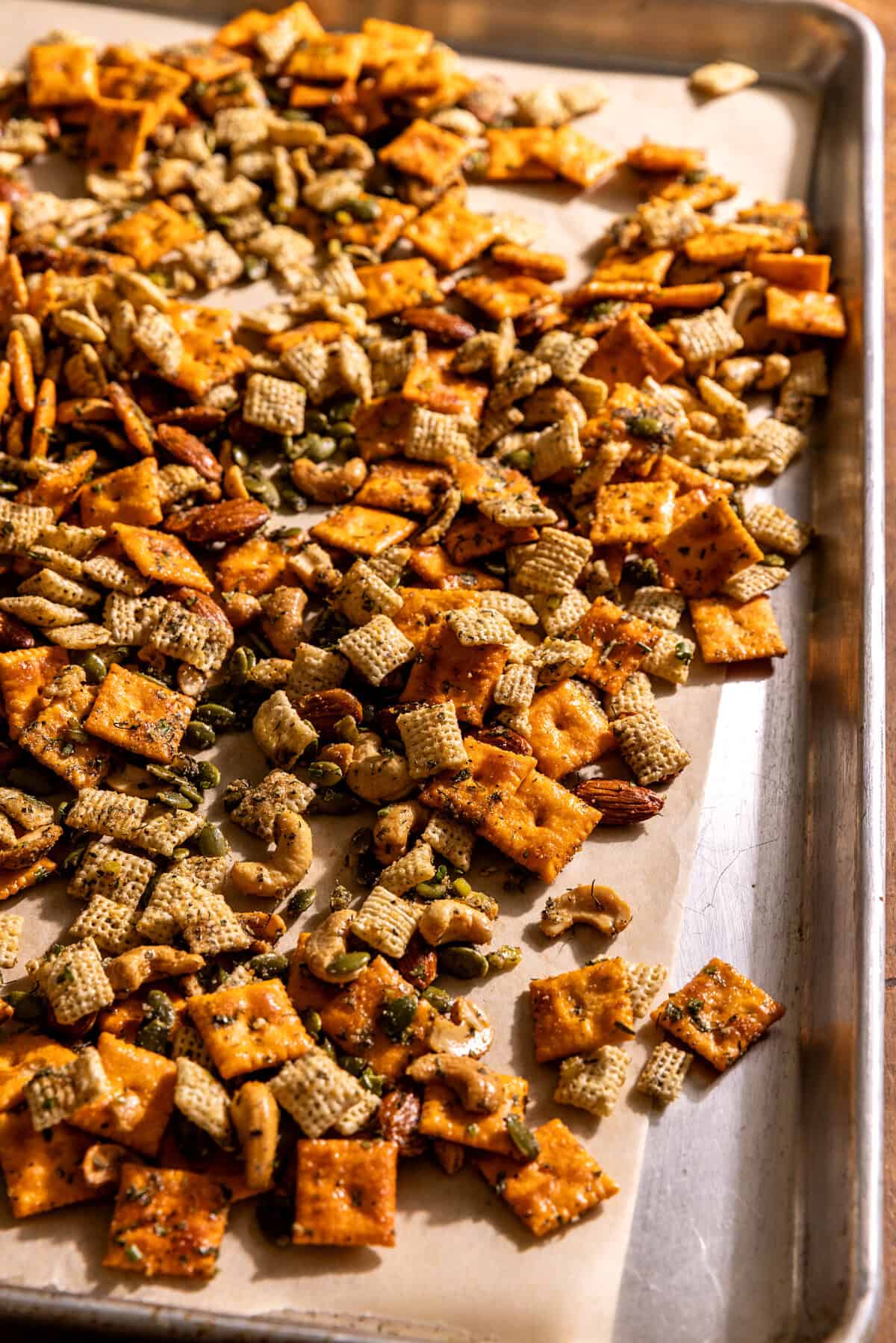 Dilly Ranch and Cheese Chex Mix | halfbakedharvest.com
