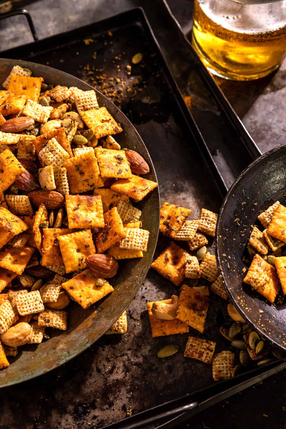 Dilly Ranch and Cheese Chex Mix | halfbakedharvest.com