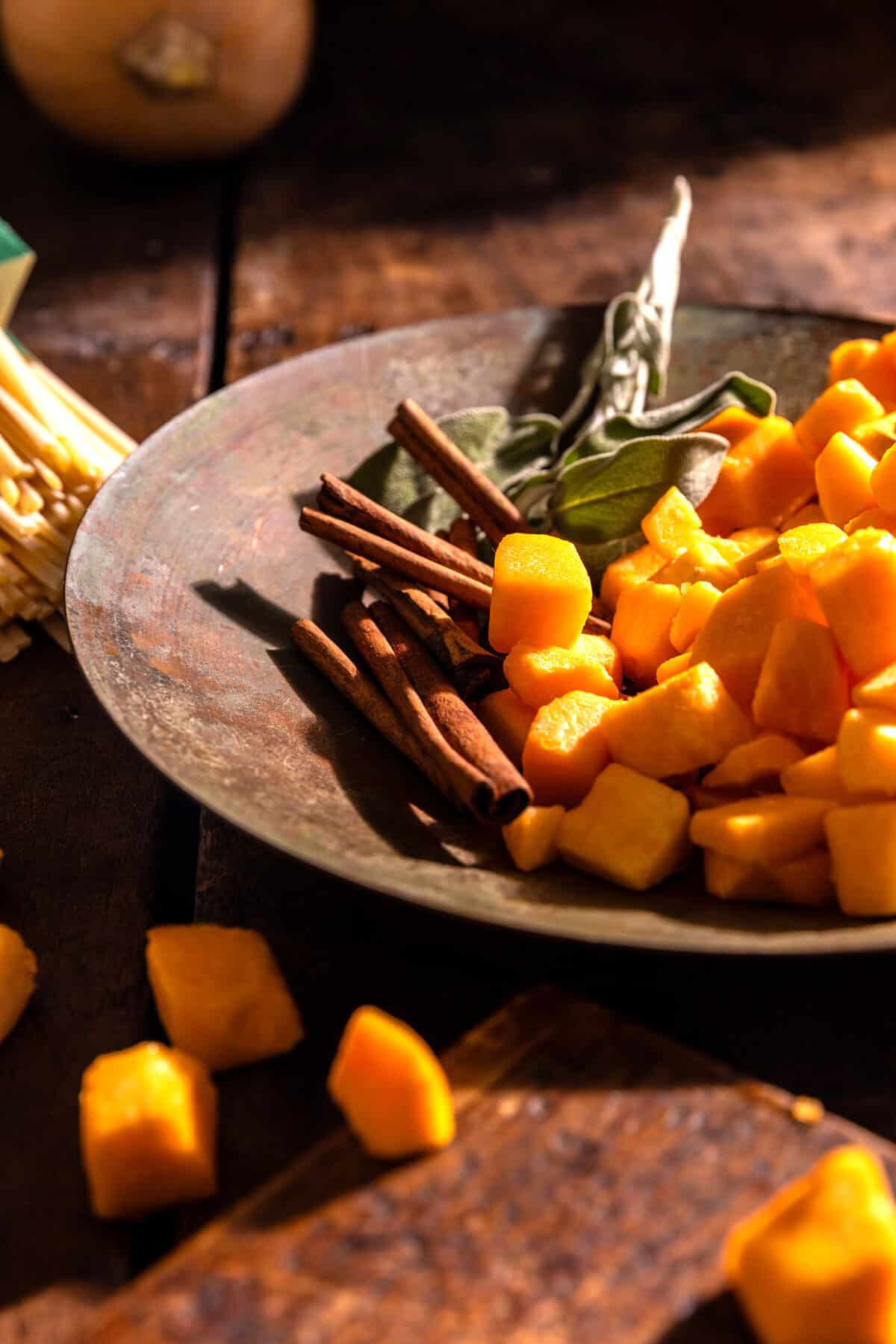 Roasted Butternut Squash Alfredo with Candied Bacon | halfbakedharvest.com