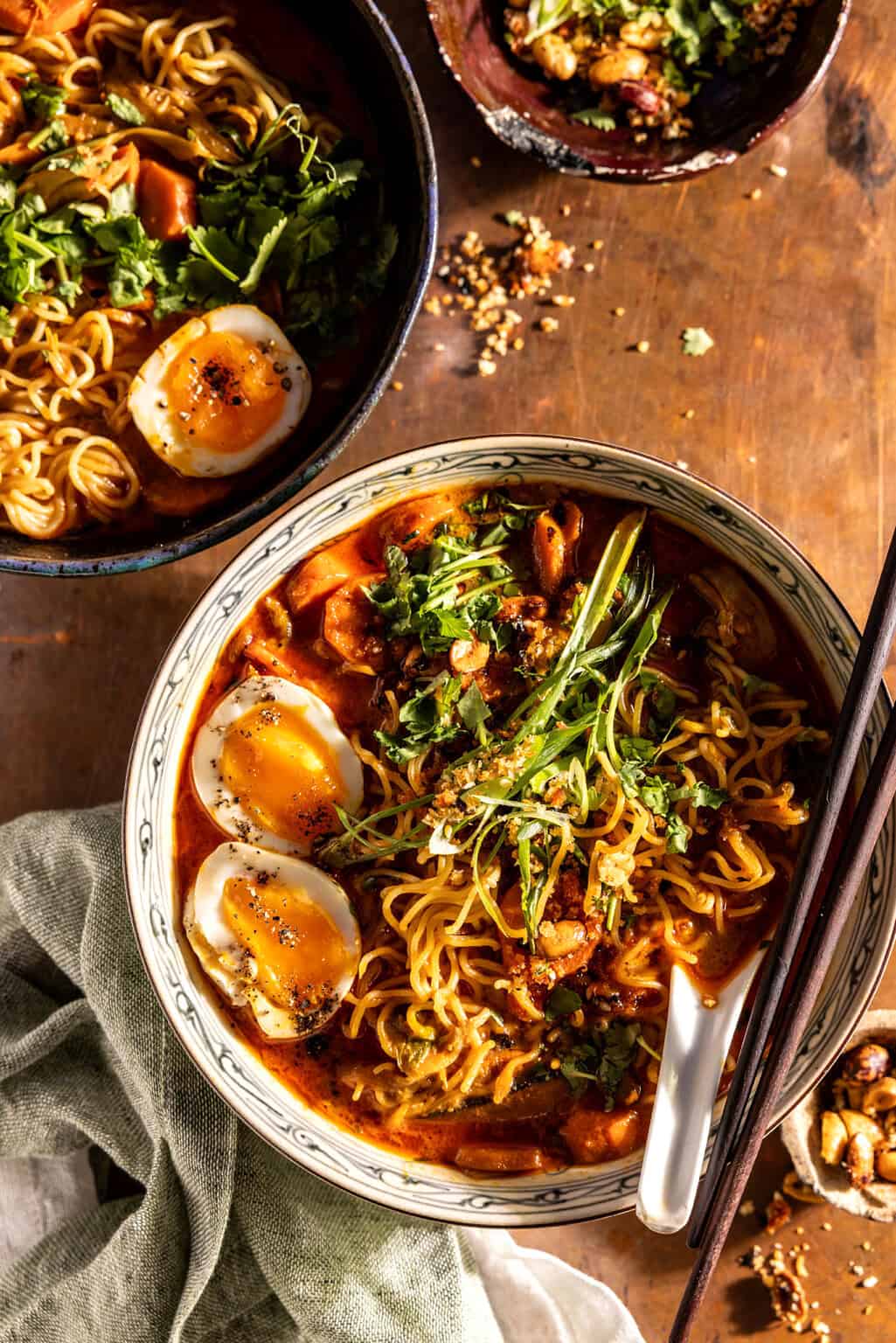 Quick Thai Chicken and Ginger Carrot Ramen. - Half Baked Harvest