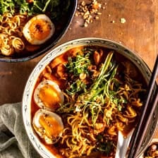 Quick Thai Chicken and Ginger Carrot Ramen | halfbakedharvest.com