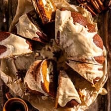 Soft Pumpkin Cream Cheese Latte Bundt Cake | halfbakedharvest.com