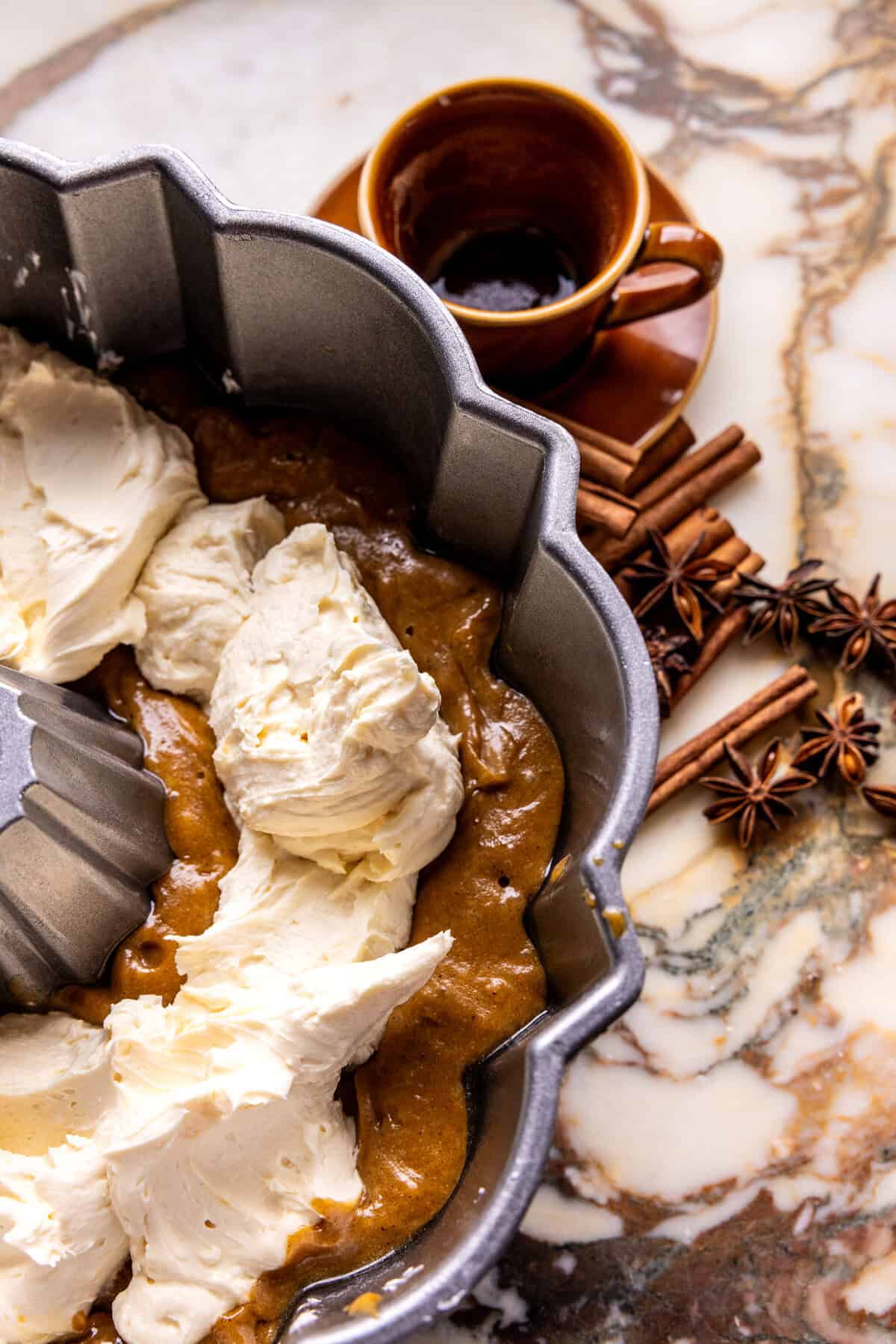Soft Pumpkin Cream Cheese Latte Bundt Cake | halfbakedharvest.com