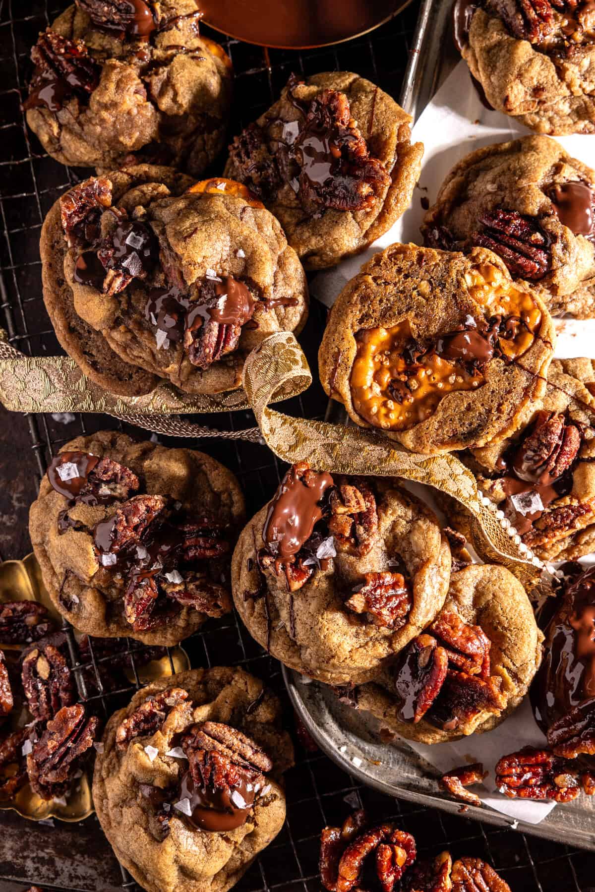 Sweet and Salty Maple Pecan Cookies | halfbakedharvest.com