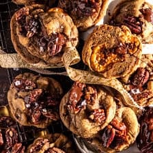 Sweet and Salty Maple Pecan Cookies | halfbakedharvest.com