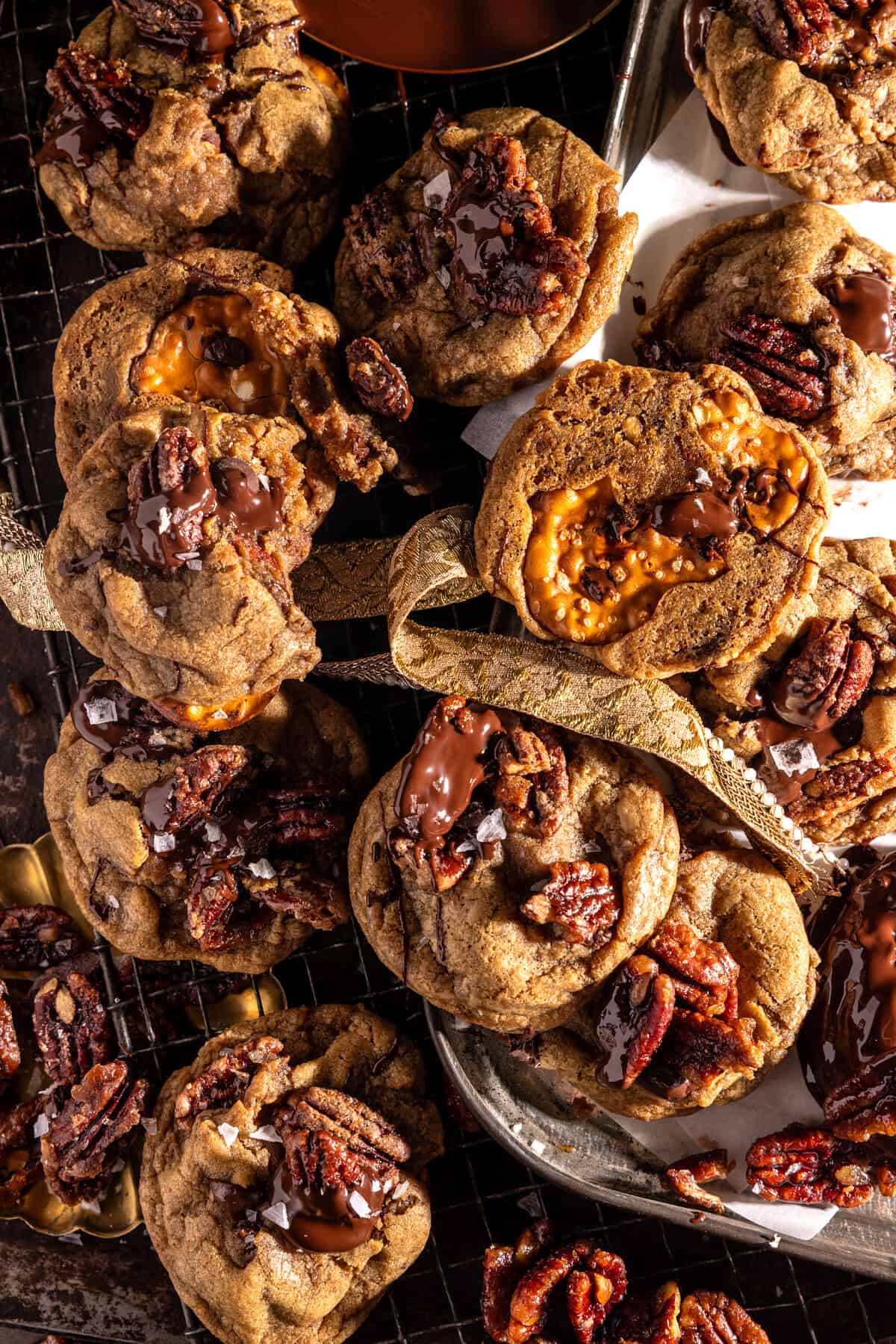 Sweet and Salty Maple Pecan Cookies | halfbakedharvest.com