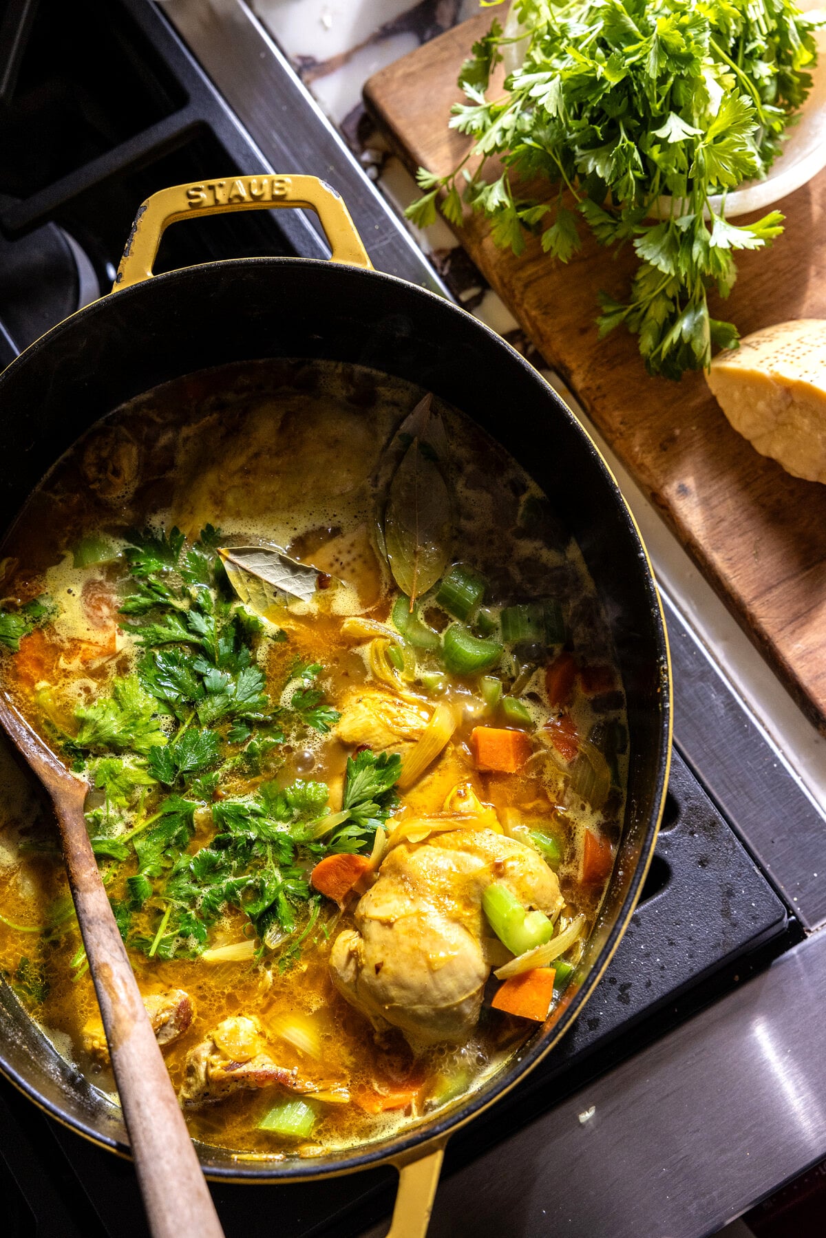Warming Golden Chicken Noodle Soup | halfbakedharvest.com