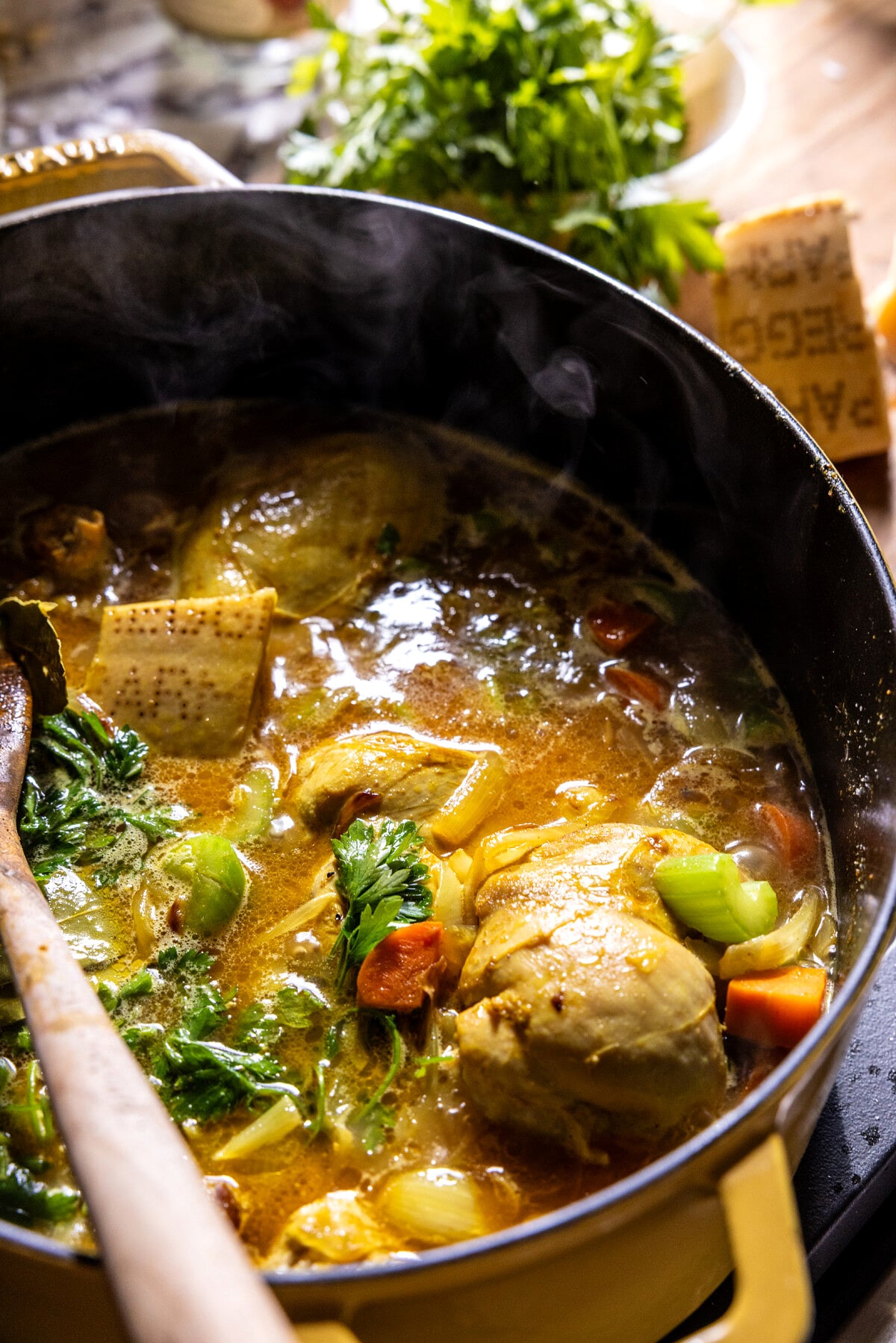 Warming Golden Chicken Noodle Soup | halfbakedharvest.com