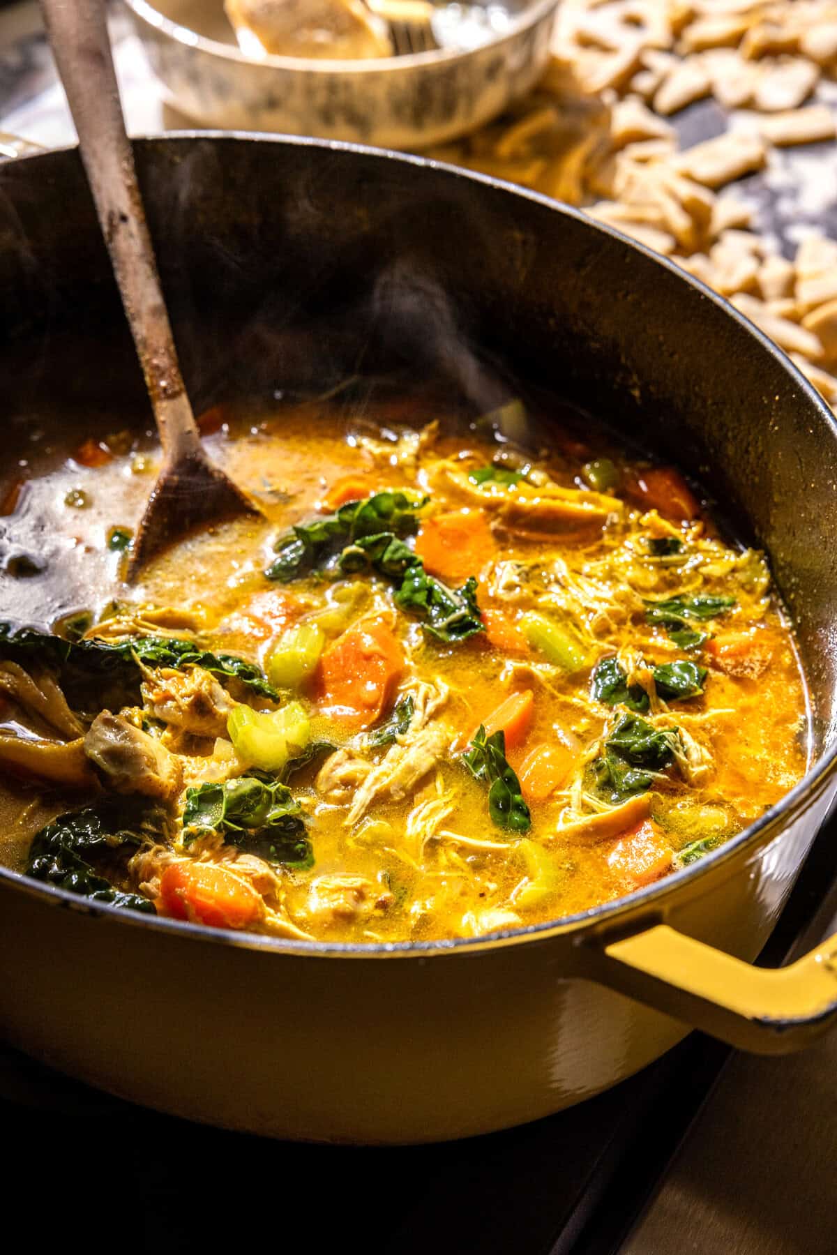 Warming Golden Chicken Noodle Soup | halfbakedharvest.com